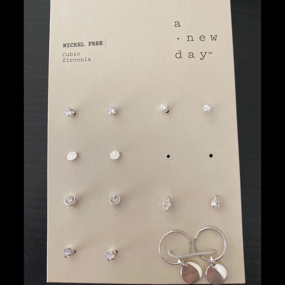 A New Day - Set/Lot of Silver Earrings
